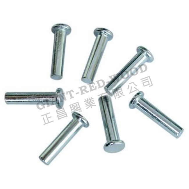 Flat head solid nail