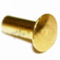Flat head hollow nail