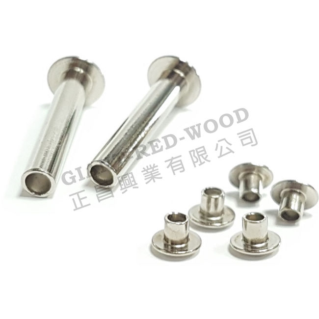 Flat head hollow nail